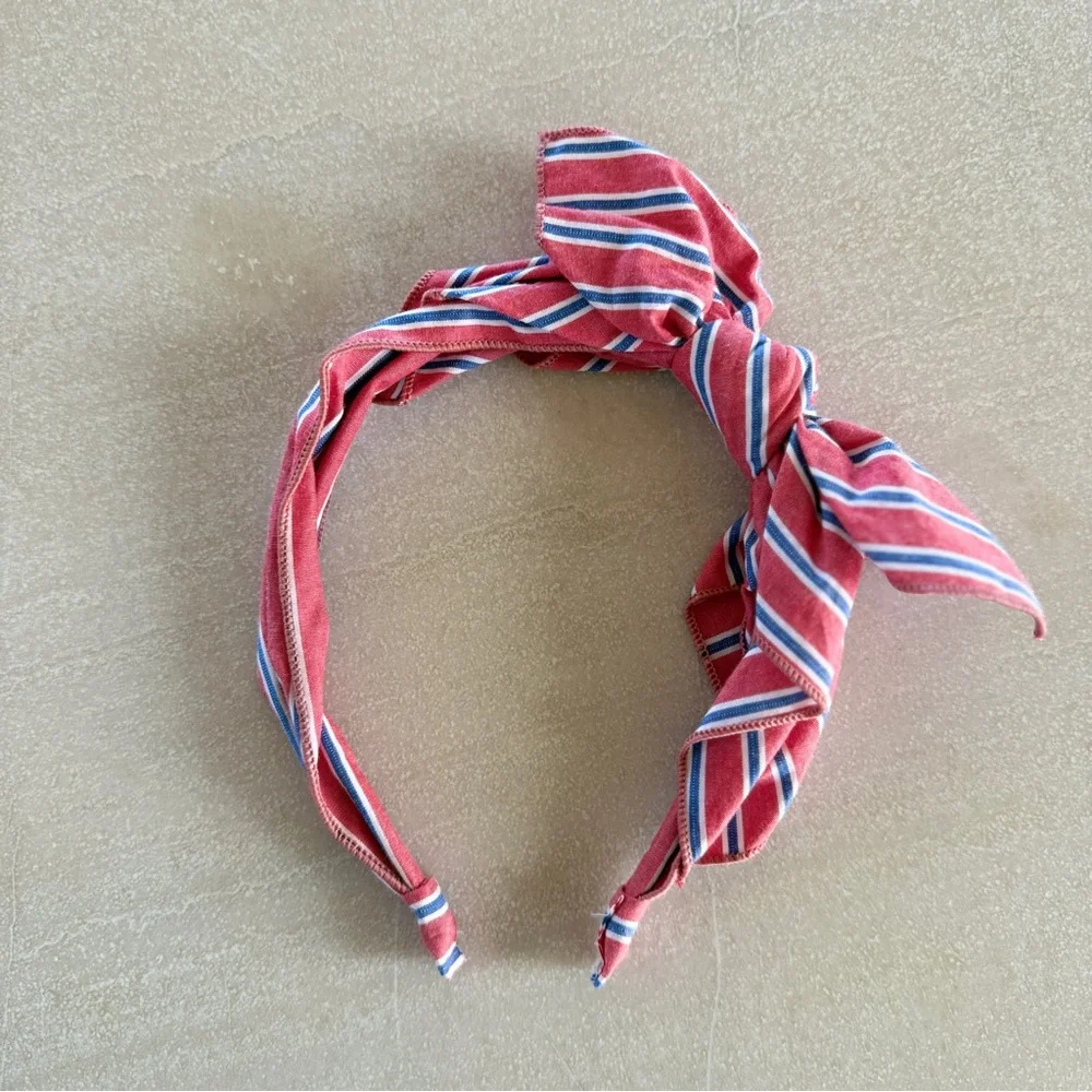 Anthropologie striped bow